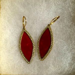 Red Crown & Ivy earrings